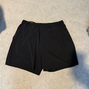 Lululemon pace breaker short 7” xl black linerless